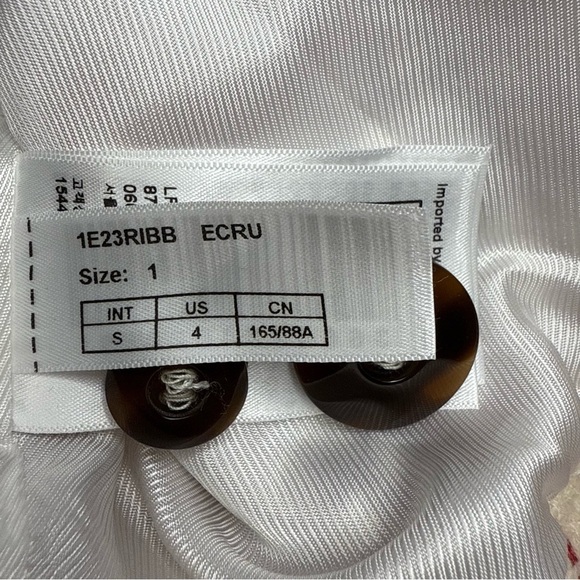 ba&sh Red and Cream Plaid Bomber Jacket - Picture 11 of 16